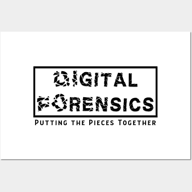 Digital Forensics - Putting the Pieces Together Wall Art by DFIR Diva